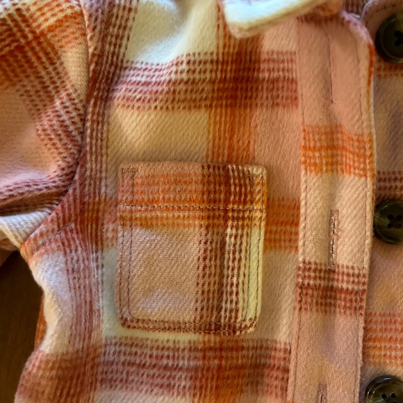 Old Navy Kids Checkered Blazer - Pink and Orange - Picture 3 of 9